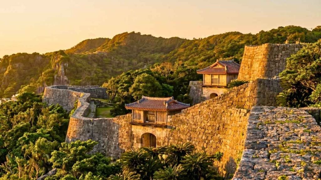 Ancient Ryukyu history at Shuri Castle, inspiring how to travel Off-Grid.